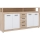 RUNA chest of drawers Sonoma oak/white