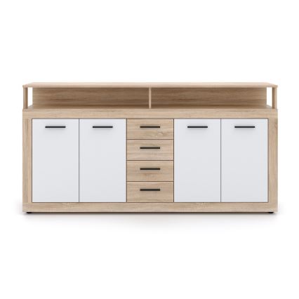RUNA chest of drawers Sonoma oak/white