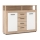 RUNA chest of drawers, Sonoma oak/white