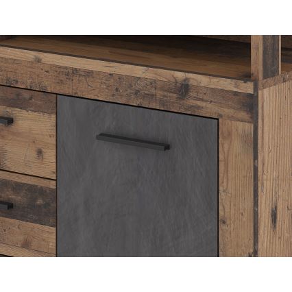 RUNA Chest of Drawers — Dark Brown/Anthracite