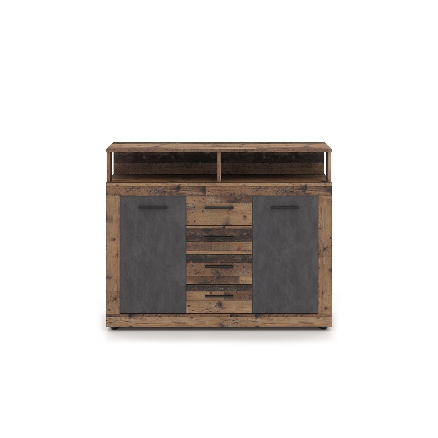 RUNA Chest of Drawers — Dark Brown/Anthracite