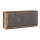 RUNEA Chest of Drawers, Dark Brown/Anthracite