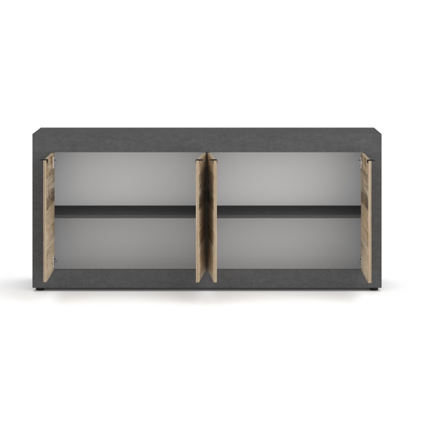 RUNEA Chest of Drawers, Light Brown/Anthracite