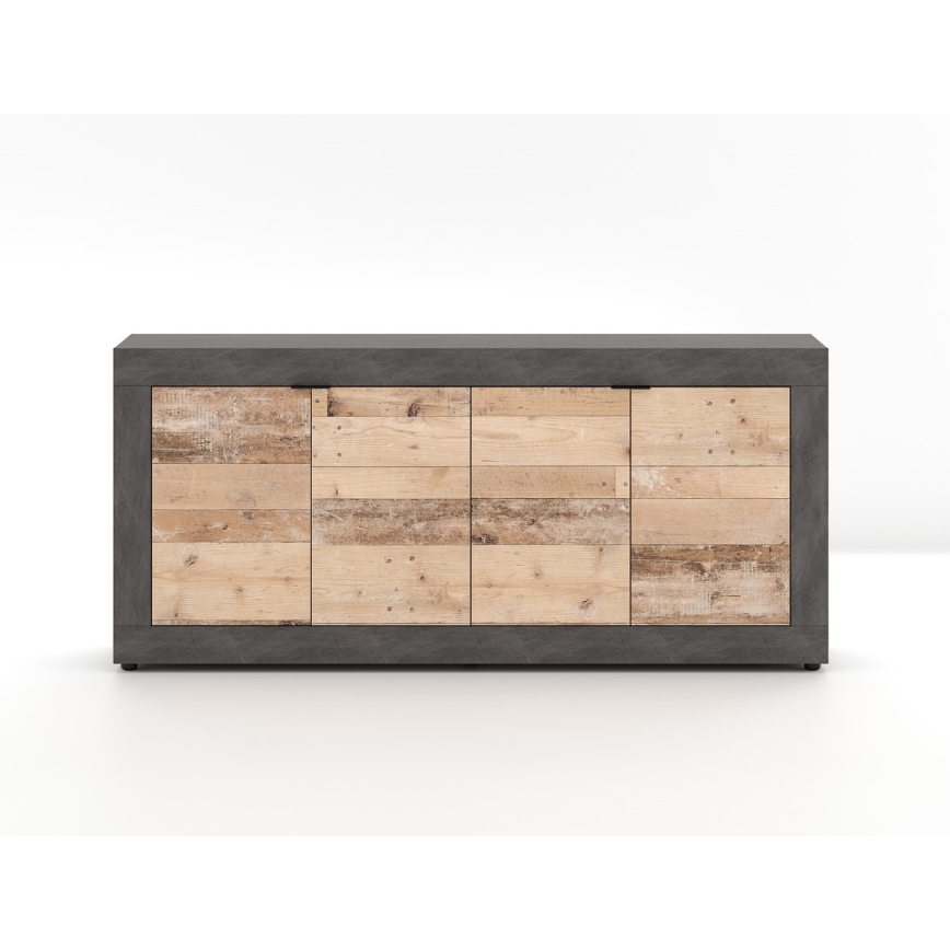 RUNEA Chest of Drawers, Light Brown/Anthracite