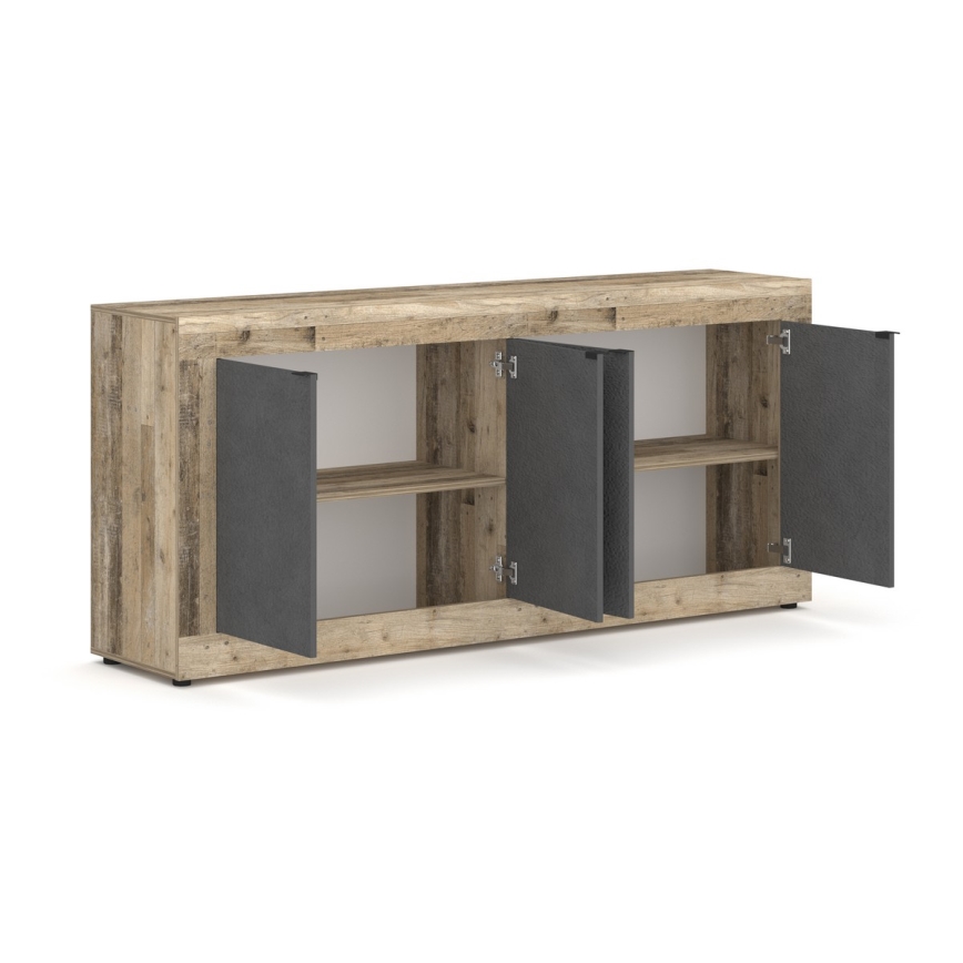 RUNEA Chest of Drawers - Light Brown/Anthracite