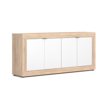 RUNEA Chest of Drawers, Sonoma Oak/White