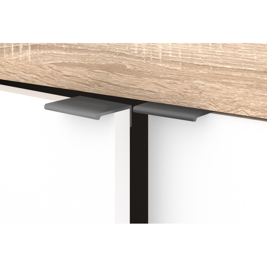 RUNEA Chest of Drawers, Sonoma Oak/White