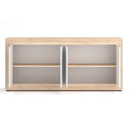 RUNEA Chest of Drawers, Sonoma Oak/White