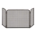 Safety barrier for fireplace 48x107 cm anthracite