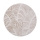 SALAMANCA Round Rug, 100 cm, Beige/White, Leaf Pattern