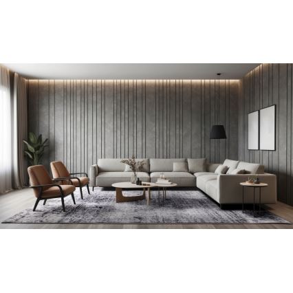 SALAMANCA Rug 120x170 cm gray/white