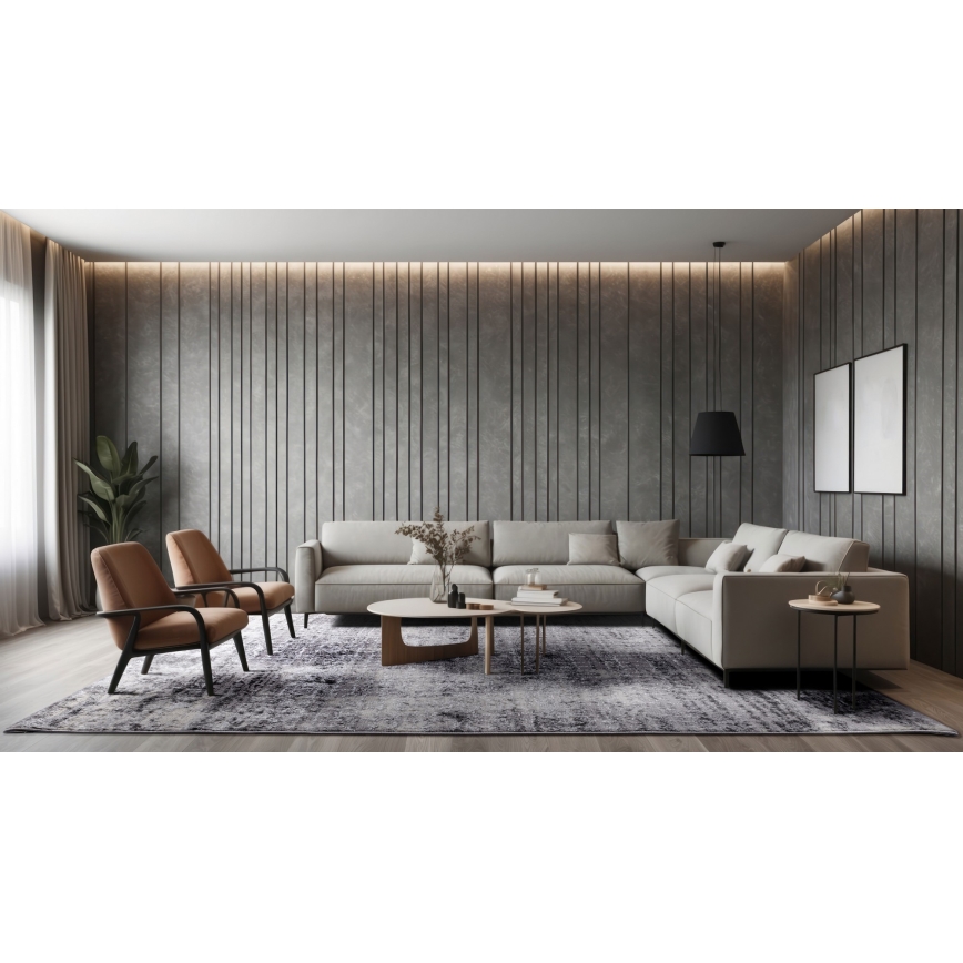 SALAMANCA Rug 120x170 cm gray/white