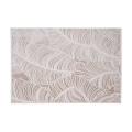 SALAMANCA Rug 67 x 120 cm, beige/white – leaf pattern