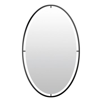 SALEM Wall Mirror 60 x 40 cm, Black