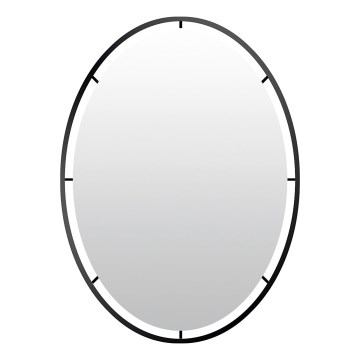 SALEM Wall Mirror 80x60 cm, Black