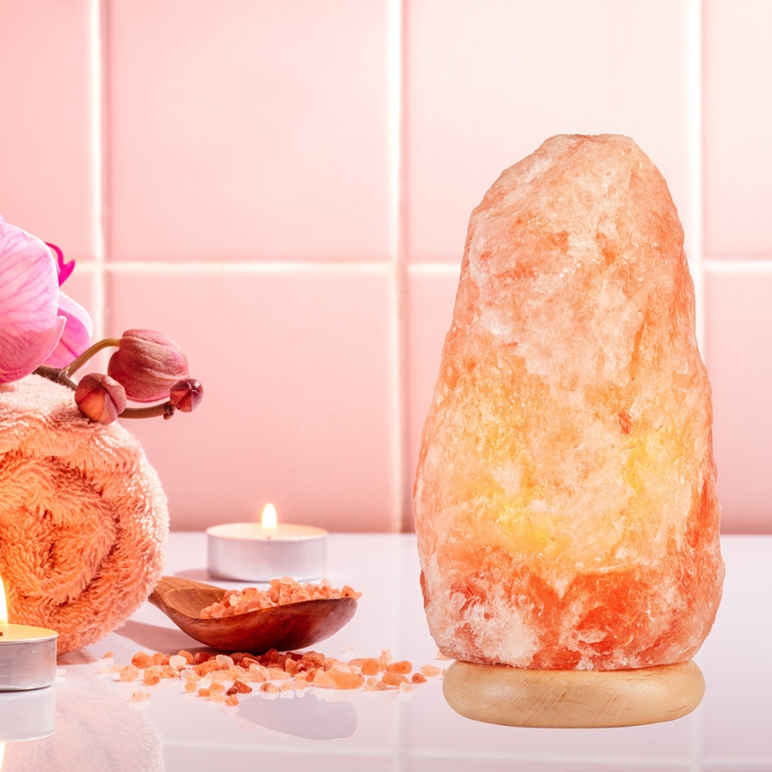 Salt lamp SALLY 1xE14/25W/230V alder 8,5 kg