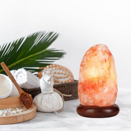 Salt lamp SALLY 1xE14/25W/230V alder 2,4 kg