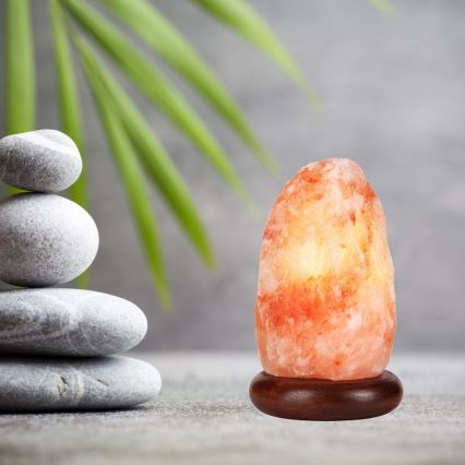 Salt lamp SALLY 1xE14/25W/230V alder 2,4 kg