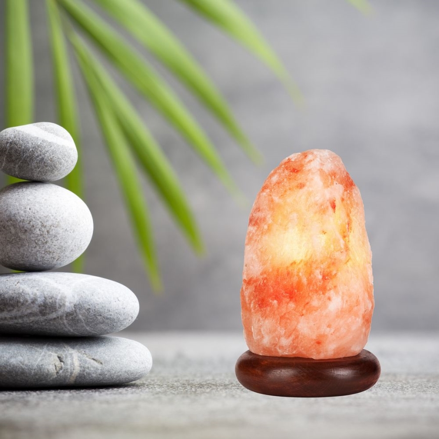 Salt lamp SALLY 1xE14/25W/230V alder 2,4 kg
