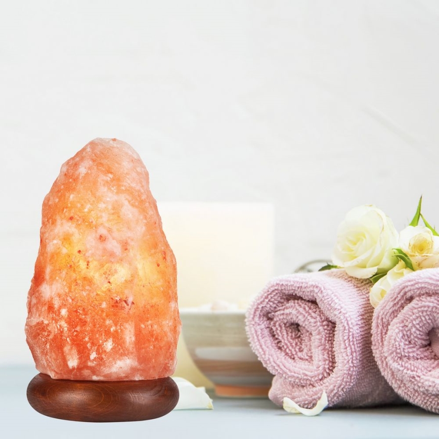 Salt lamp SALLY 1xE14/25W/230V alder 2,7 kg