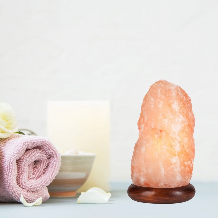 Salt lamp SALLY 1xE14/25W/230V alder 3,4 kg
