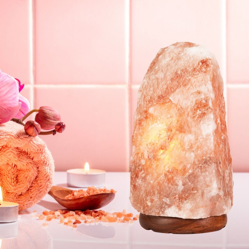 Salt lamp SALLY 1xE14/25W/230V alder 7,16 kg