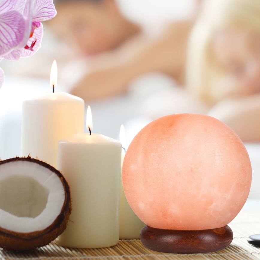Salt lamp SALLY 1xE14/25W/230V alder 5 kg