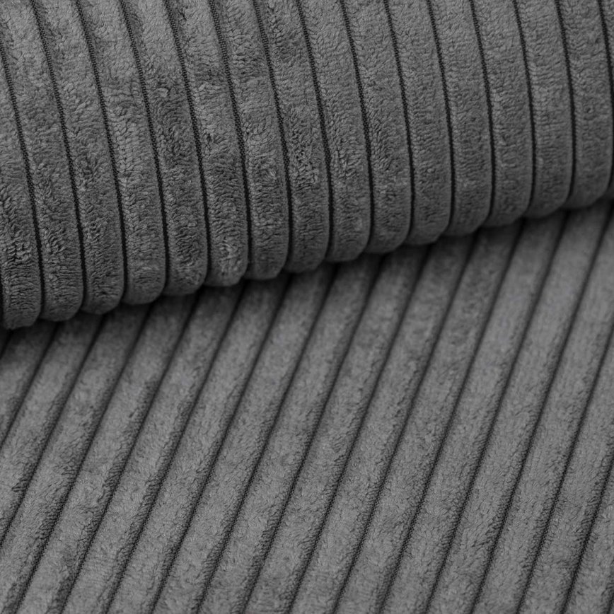 SALVADA Reversible L-Shaped Corner Sofa Bed with Storage, Dark Gray