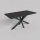 SAMLE Extendable Dining Table 150/190x80 cm Black