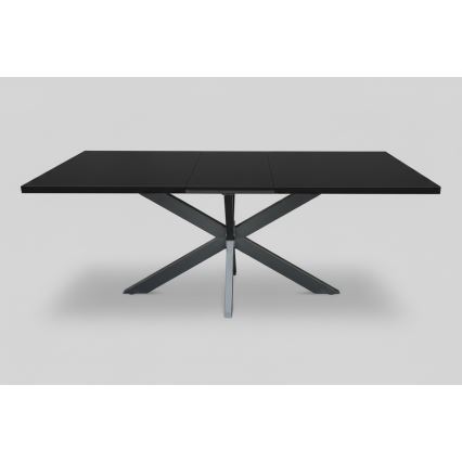 SAMLE Extendable Dining Table 150/190x80 cm Black
