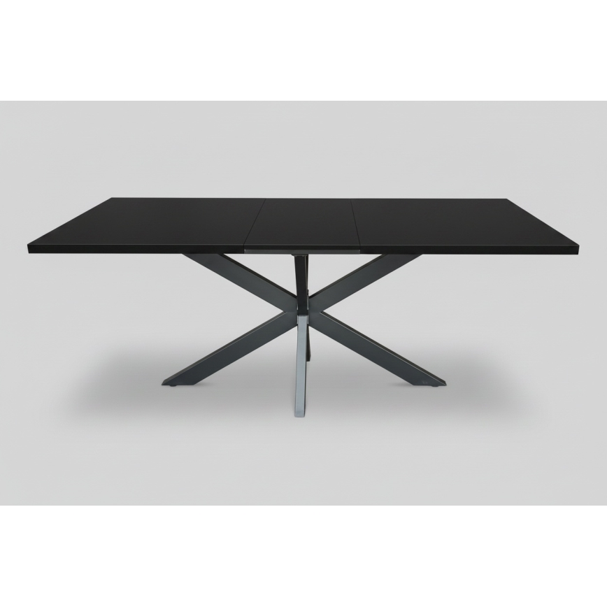 SAMLE Extendable Dining Table 150/190x80 cm Black