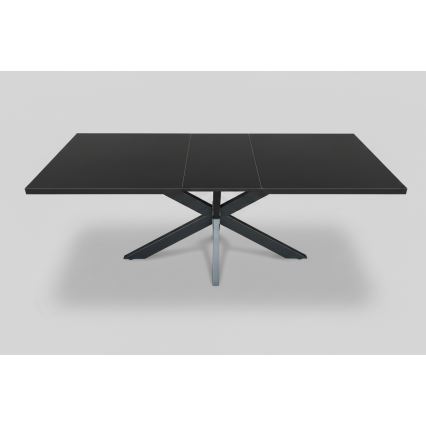 SAMLE Extendable Dining Table 150/190x80 cm Black