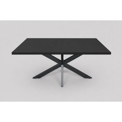 SAMLE Extendable Dining Table 150/190x80 cm Black