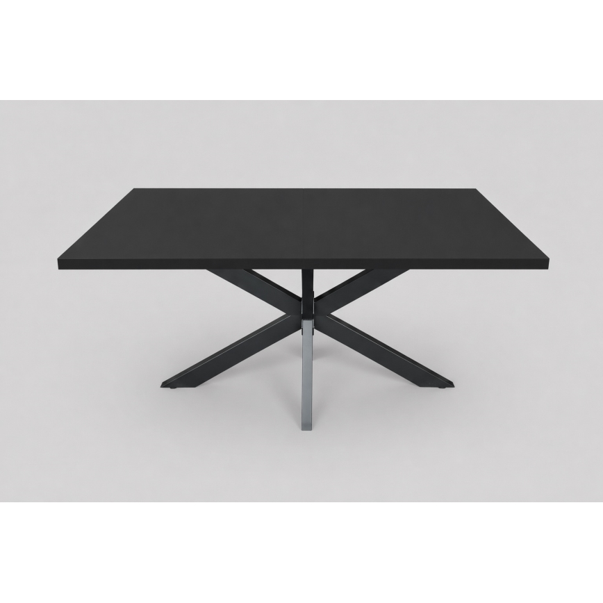 SAMLE Extendable Dining Table 150/190x80 cm Black