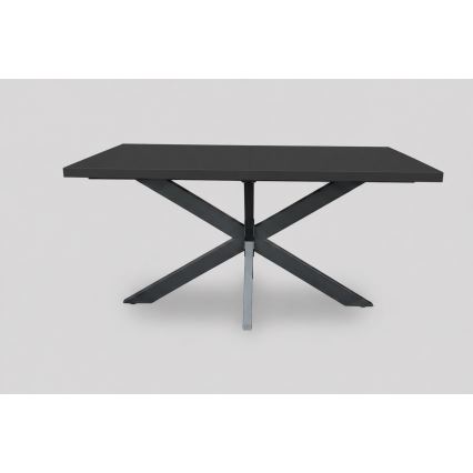 SAMLE Extendable Dining Table 150/190x80 cm Black