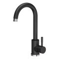 Samona - 32 cm Granite/Black Kitchen Sink Faucet