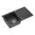Samona - Kitchen sink SAMONA 77x44 cm granite/black