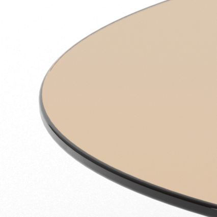 SANOS 80 cm Coffee Table, Smoky Brown