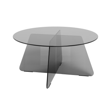 SANOS 80 cm Smoke Gray Coffee Table