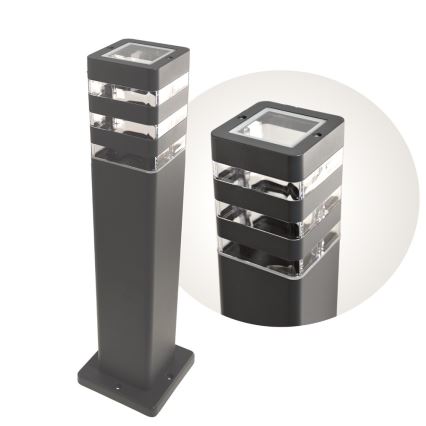 Outdoor lamp SANTA 1xE27/60W/230V 50 cm IP54 anthracite