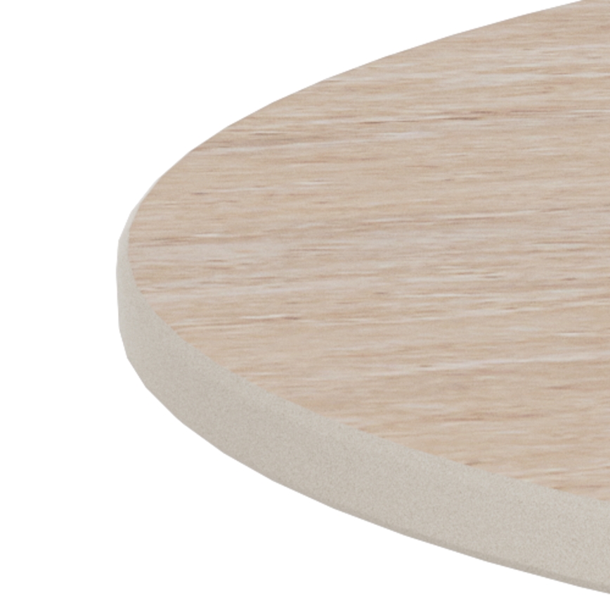 SANTORINI Coffee Table Ø 70 cm beige/grey/ceramic