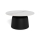 SANTORINI Coffee Table Ø 70 cm White/Black/Ceramic