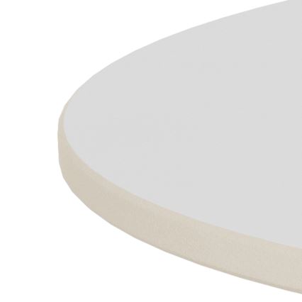 SANTORINI Coffee Table Ø 70 cm White/Black/Ceramic