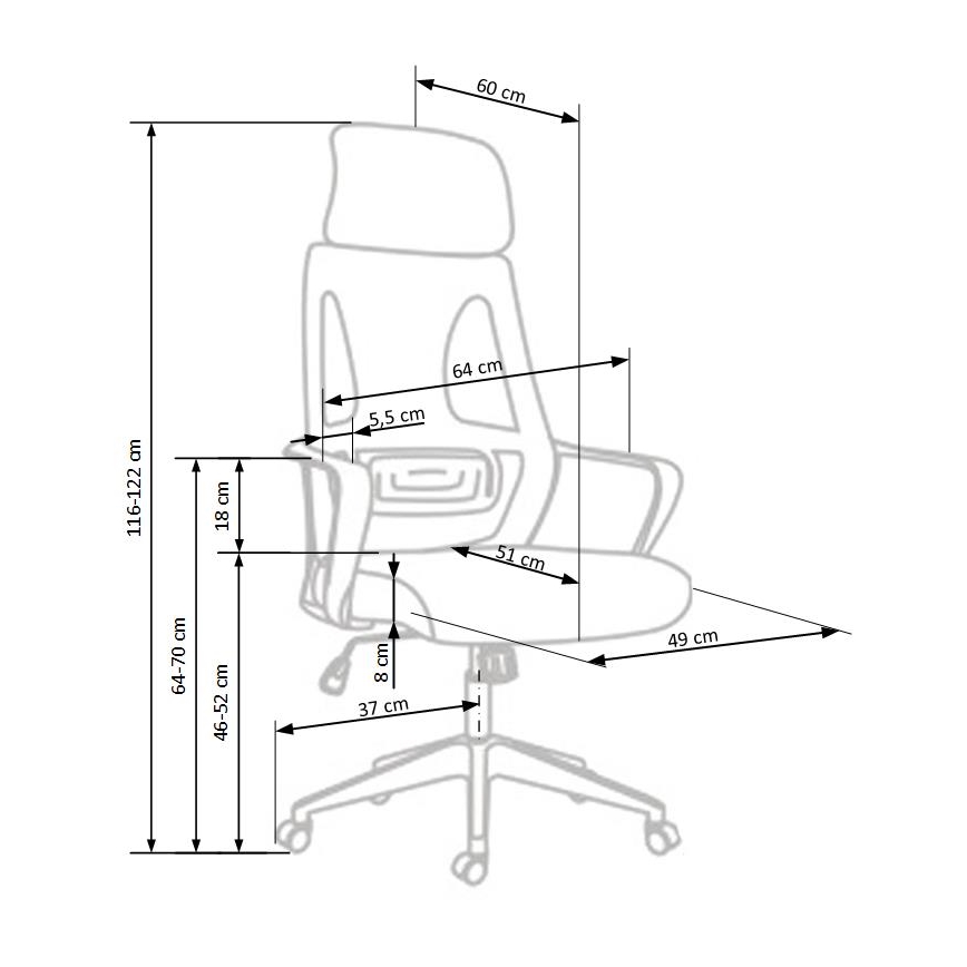 SANU Office Chair, Gray