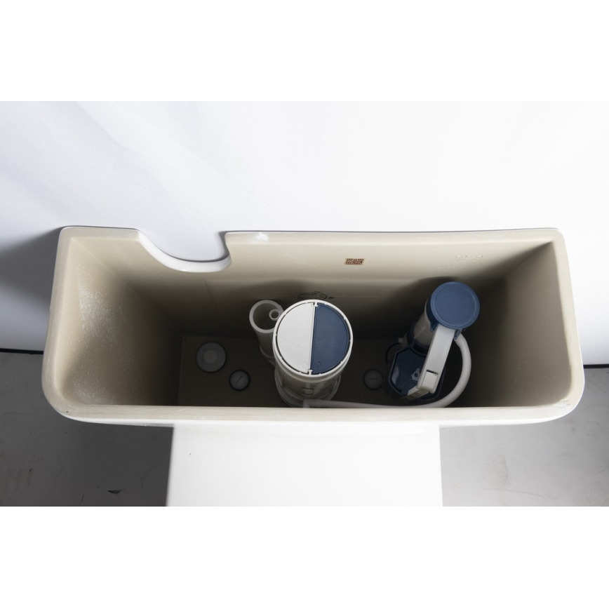 Sapho - 3.5/5 L dual-flush toilet cistern, white