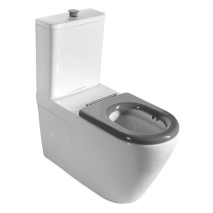 Sapho - Accessible two-piece toilet, white