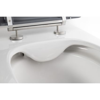 Sapho - Accessible two-piece toilet, white