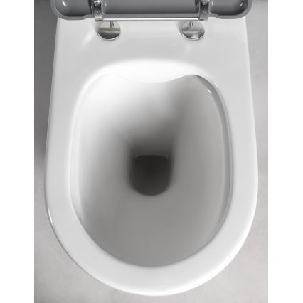 Sapho - Accessible two-piece toilet, white