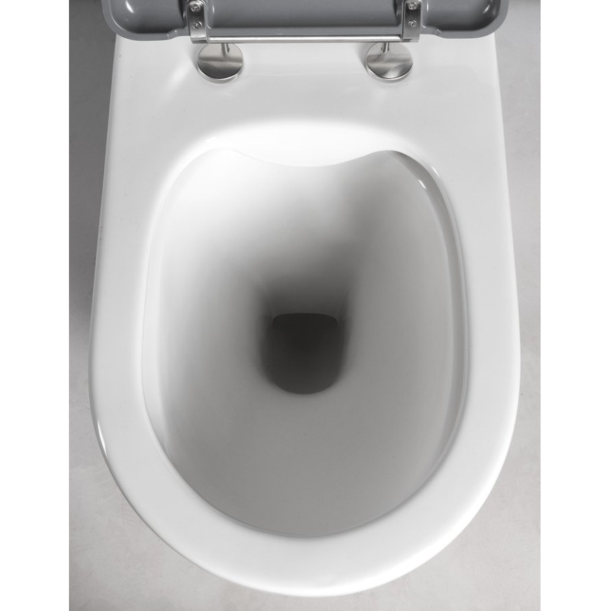 Sapho - Accessible two-piece toilet, white