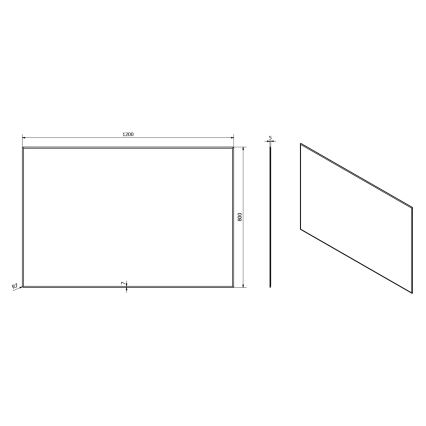 Sapho - ACCORD Mirror 120x80 cm